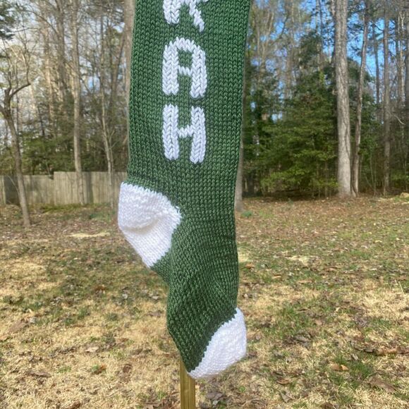 NWOT Sugar Baby Knits Handmade Sarah Christmas Stocking - Picture 3 of 5